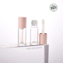 Glass Lip Gloss Tubes With Flocked Doe Foot